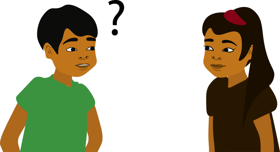 Boy Asking a Question